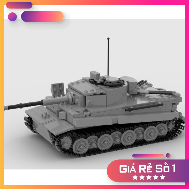Đồ chơi lắp ráp  Army Tank Tiger World war 2