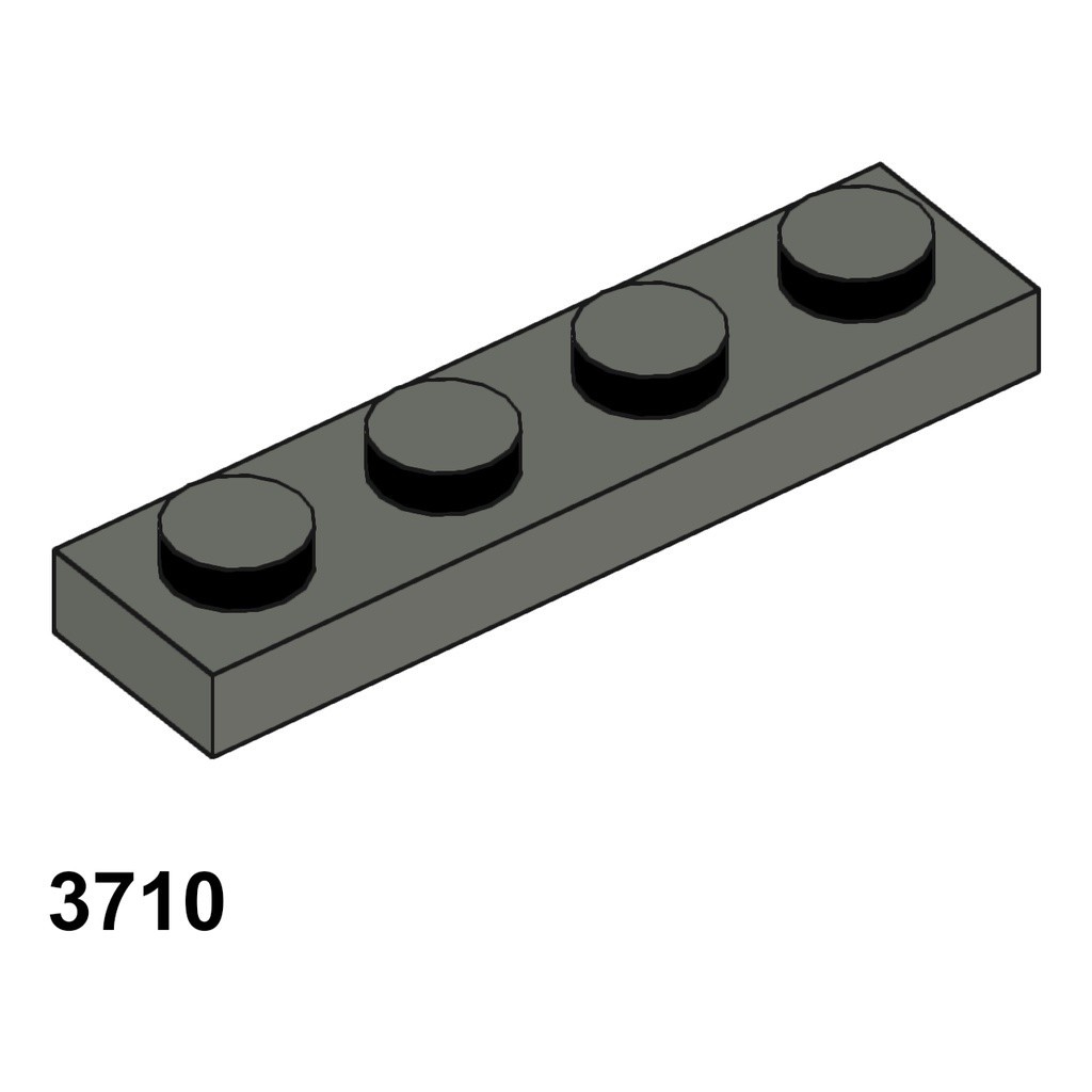Combo 5 Cái Phụ kiện Moc  Mã 3710 1x4