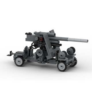  Đồ chơi lắp ráp Moc Army Anti Tank 8.8 WW2 