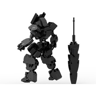 Đồ chơi lắp ráp Moc Mech Robot Kuro