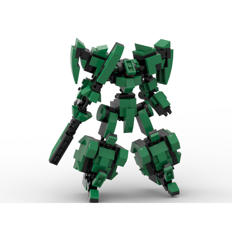 Đồ chơi lắp ráp Moc Mech Robot Steel Green