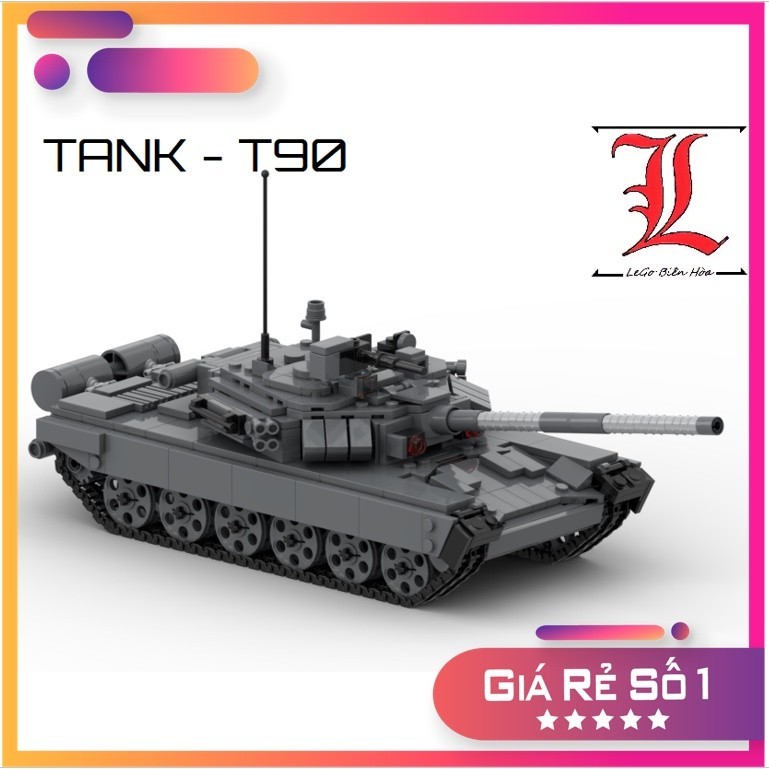 Đồ chơi lắp ráp Army Moc Xe Tank T90