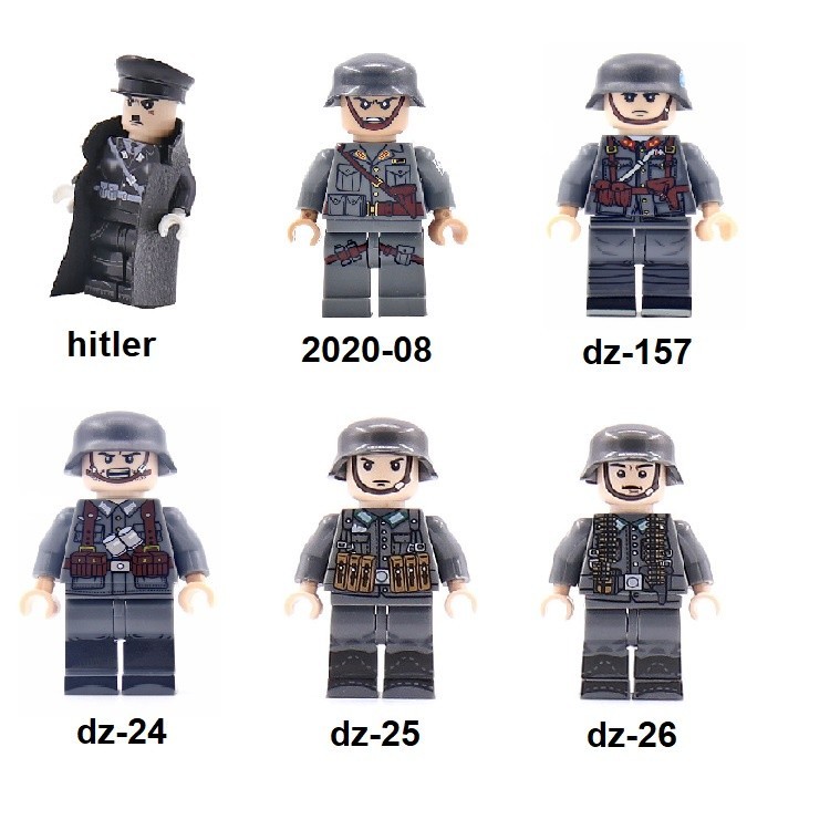 Đồ chơi lắp ráp Minifigures Nhân vật WW2 ( mã 1 )