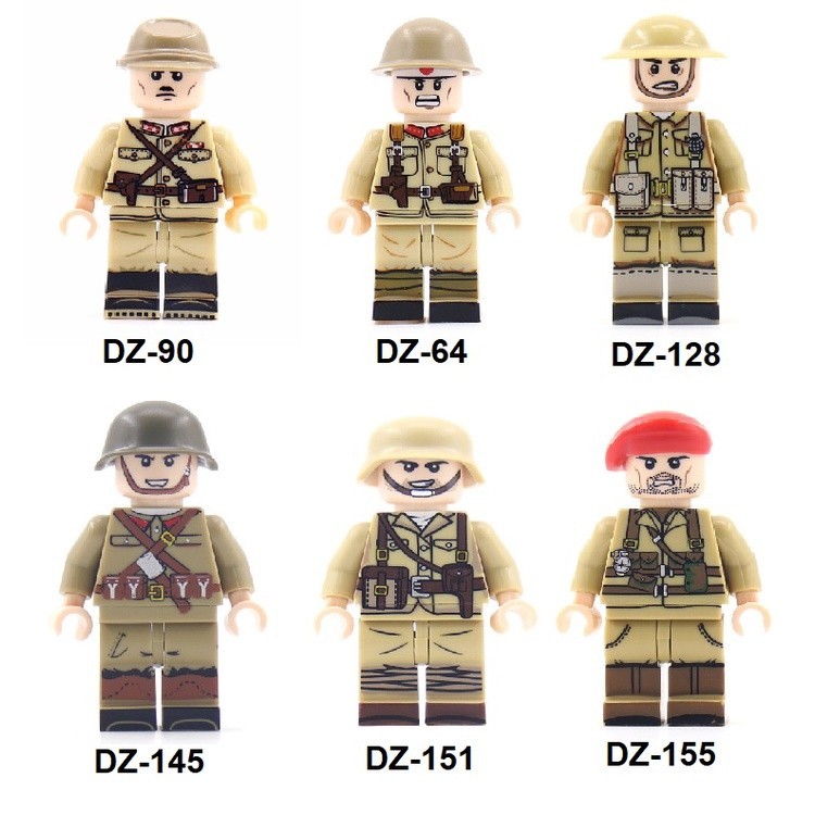 Đồ chơi lắp ráp Minifigures Nhân vật WW2 ( mã 2 )