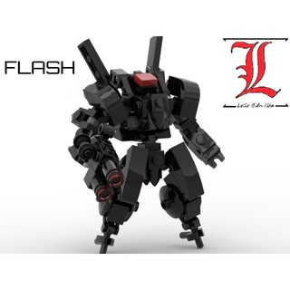 Đồ chơi lắp ráp Moc Robot mech Flash