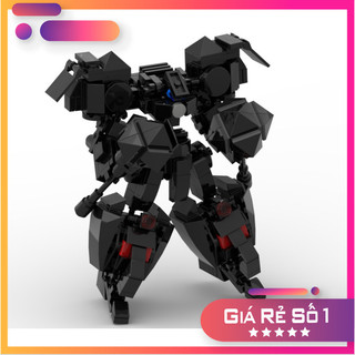 Đồ chơi lắp ráp Robot mech moc Steel Black