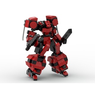 Đồ chơi lắp ráp  mech moc Steel Red