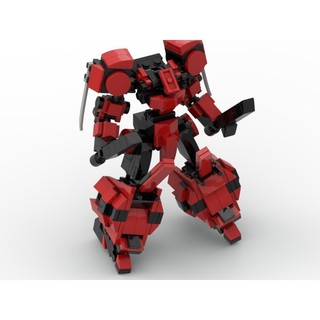 Đồ chơi lắp ráp  mech moc Steel Red