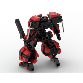 Đồ chơi lắp ráp  mech moc Steel Red