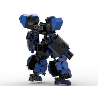 Đồ Chơi Lắp Ráp Mech Robot Steel Blue