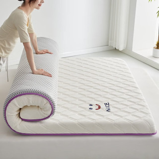 Đệm Giường Cao Su1.5x2Thảm Trải Thảm Gạo, Đệm Bông Ký Túc Xá Đơn, Đệm Bông Nhớ Simmons