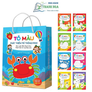 Sách - tô màu phát triển trí thông minh qua các trò chơi - dành cho bé từ 2-6 tuổi