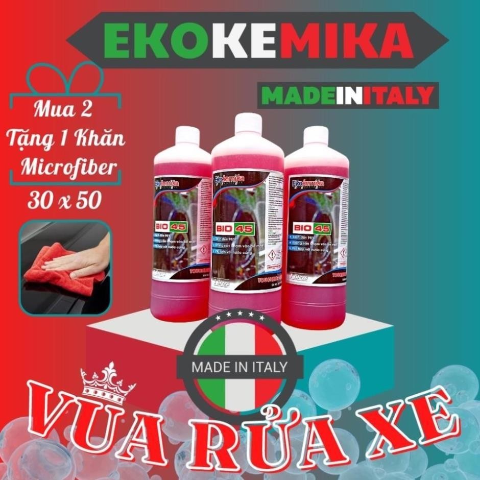 Dung dịch rửa xe không chạm Ekokemika Bio 45 - Bình 1 Lít