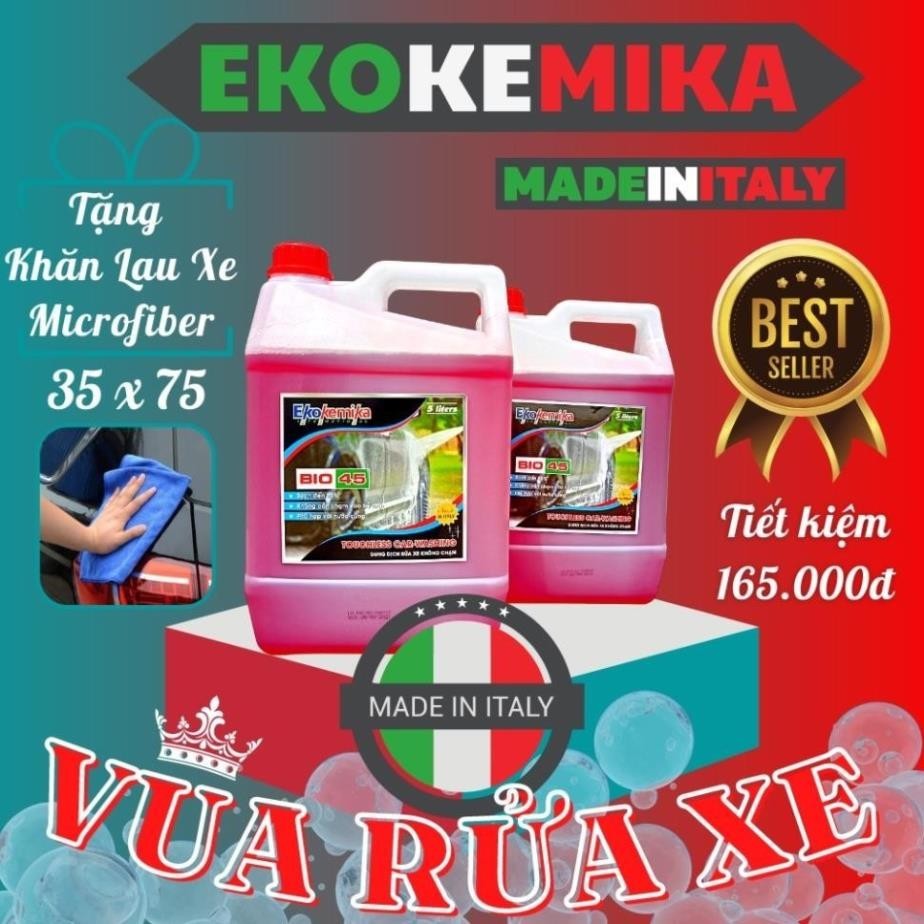 Can 5 Lít Dung dịch rửa xe không chạm Ekokemika Bio 45