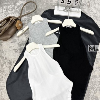 Áo ba lỗ cổ tròn đuôi tôm M