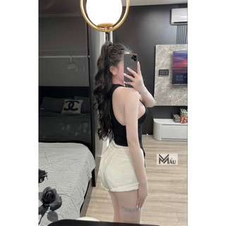 Áo ba lỗ cổ tròn đuôi tôm M