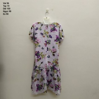 ĐẦM VOAN HOA TÍM