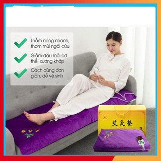  Thảm ngải cứu đông y BH 12 tháng hỗ trợ đau mỏi vai gáy massage thư giãn toàn thân 