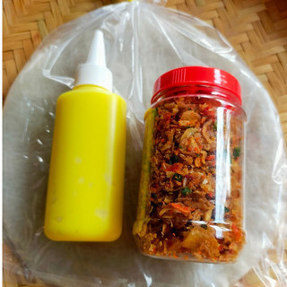 COMBO bánh tráng phơi sương muối tép hành NHỎ