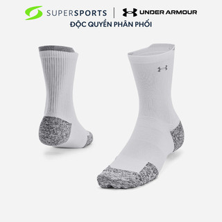 Vớ thể thao unisex under armour ad run cushion 1pk mid - 1376076-100
