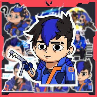 Sticker Valorant - Hình dán Agent Yoru