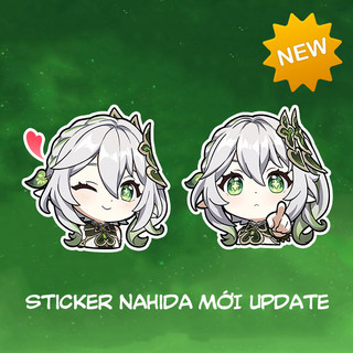 [Genshin Impact] Sticker Nahida - Hình dán chibi nahida ( set 12 hình )
