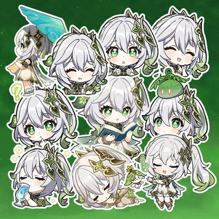 [Genshin Impact] Sticker Nahida - Hình dán chibi nahida ( set 12 hình )