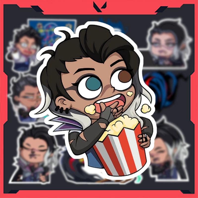 Sticker Valorant - Hình dán Agent Fade (set 12 hình)