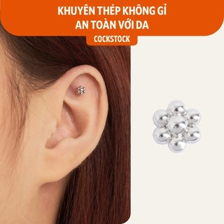 Khuyên tai hoa đá Blink Blooming Earring CockStock