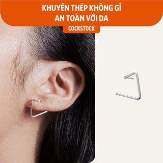 Khuyên tai tam giác rút Naked Triangle Earring CockStock