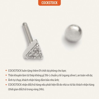 Khuyên tai đá tiny