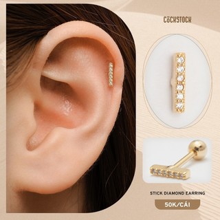 BST Khuyên tai đá lấp lánh