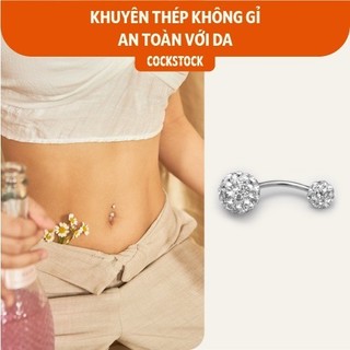 Khuyên rốn cầu đá Bellybutton Blink s2 CockStock