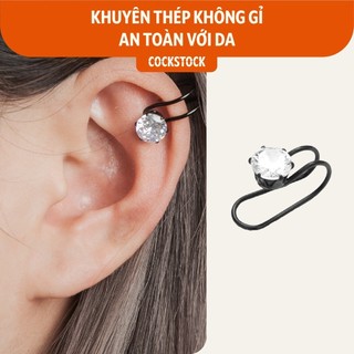 Khuyên tai đá kẹp Diamond Earcuff CockStock