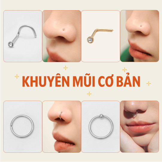 BST Khuyên mũi cơ bản