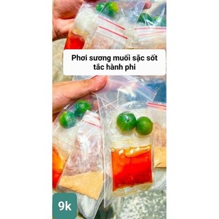  Bánh tráng phơi sương muối sặc sốt tắc hành phi 