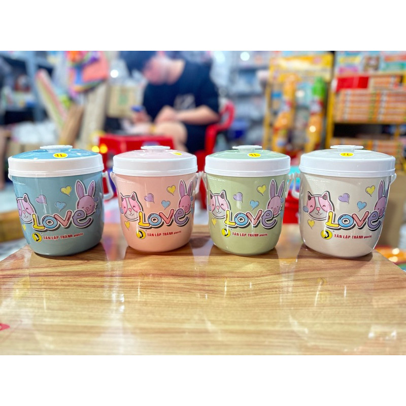 Thùng Đá Mini, Xô Đá Mini Dung Tích 1L Dùng Để Đựng Các Loại Thức Uống Trà Sữa, Nước Trái Cây