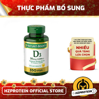(DATE 2027) NATURE BOUNTY VITAMIN D3 2000IU, VIÊN UỐNG TĂNG CƯỜNG MIỄN DỊCH, CHẮC KHỎE XƯƠNG KHỚP (350 VIÊN)