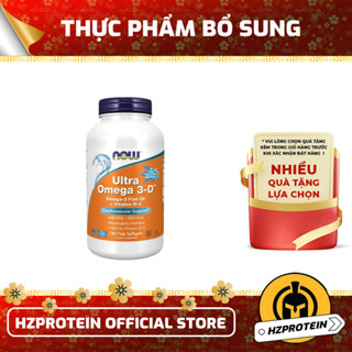Viên uống Now Ultra Omega 3- Vitamin D3, 600 EPA / 300 DHA Fish Oil + Vitamin D-3 nhập khẩu Mỹ