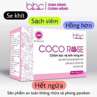 Bột phụ khoa COCO ROSE se khít sạch viêm làm hồng vùng kín