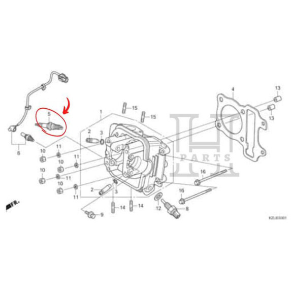 BUGI SPARK PLUG U22FER9 DENSO VARIO 110 CW TECHNO 98059-57927  ASLI ORIGINAL AHM HGP HONDA