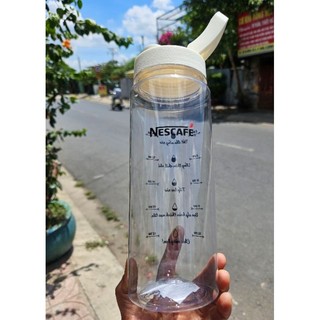 Bình nước 700ml hàng khuyến mãi nescafe.