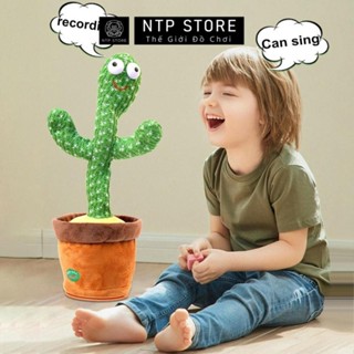 【Giá rẻ Cây xương rồng nhảy múa phát ra âm thanh múa hát cử động , Cây xương rồng nhại giọng giúp bé giải trí NPT Store