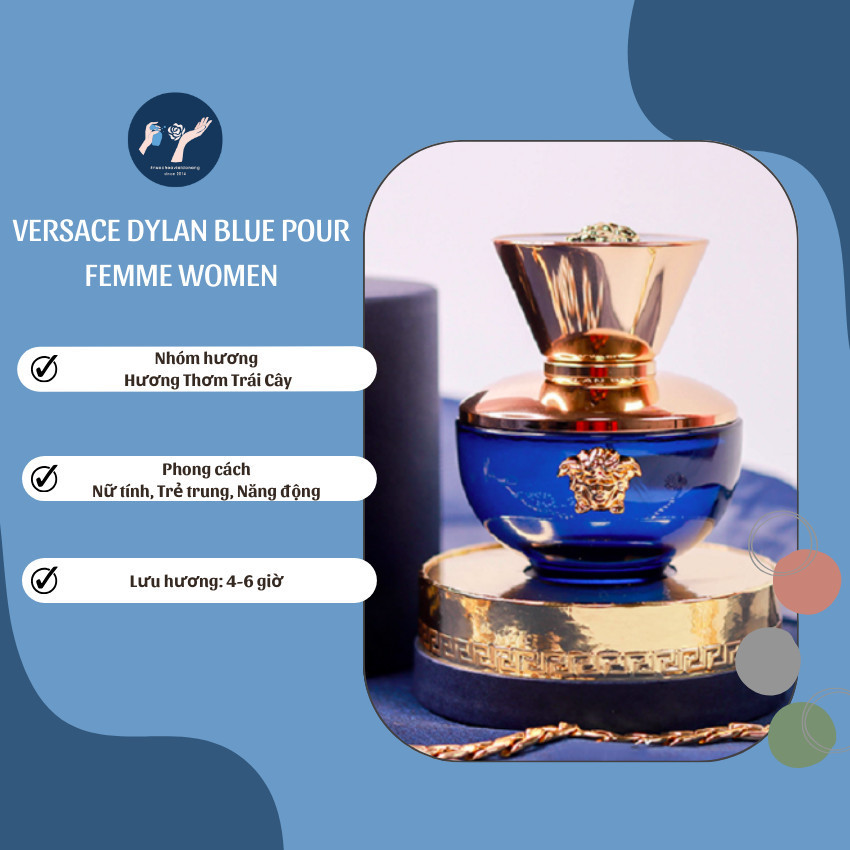 Nước hoa Mini Nữ Ve rsace Dylan Blue Pour Femme