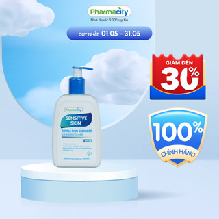 Sữa rửa mặt Pharmacity dịu nhẹ Sensitive Skin Cleanser (500ml)