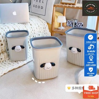 Thùng rác, thùng đựng rác mini để văn phòng phòng ngủ tiện lợi có kèm gấu xinh xắn p.c
