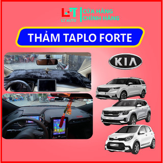 Thảm taplo xe kia forte 2008 2009 2010 2011 2012 2013, thảm taplo che nắng da carbon, da vân gỗ, nhung cừu, chuẩn form