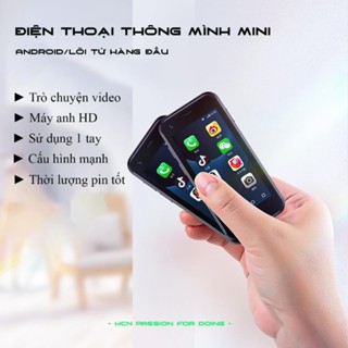 Điện thoại mini siêu nhỏ cảm ứng Soyes XS13-XS15 mới Ram 2gb Rom 16gb Fullbox-Android 6.0 . 8.1hỗ trợ 2 SIM nhỏ gọn tiện