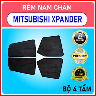 Rèm che nắng nam châm xe mitsubishi xpander bộ 4 tấm chắn nắng chuẩn form xe, nam châm hút mạnh