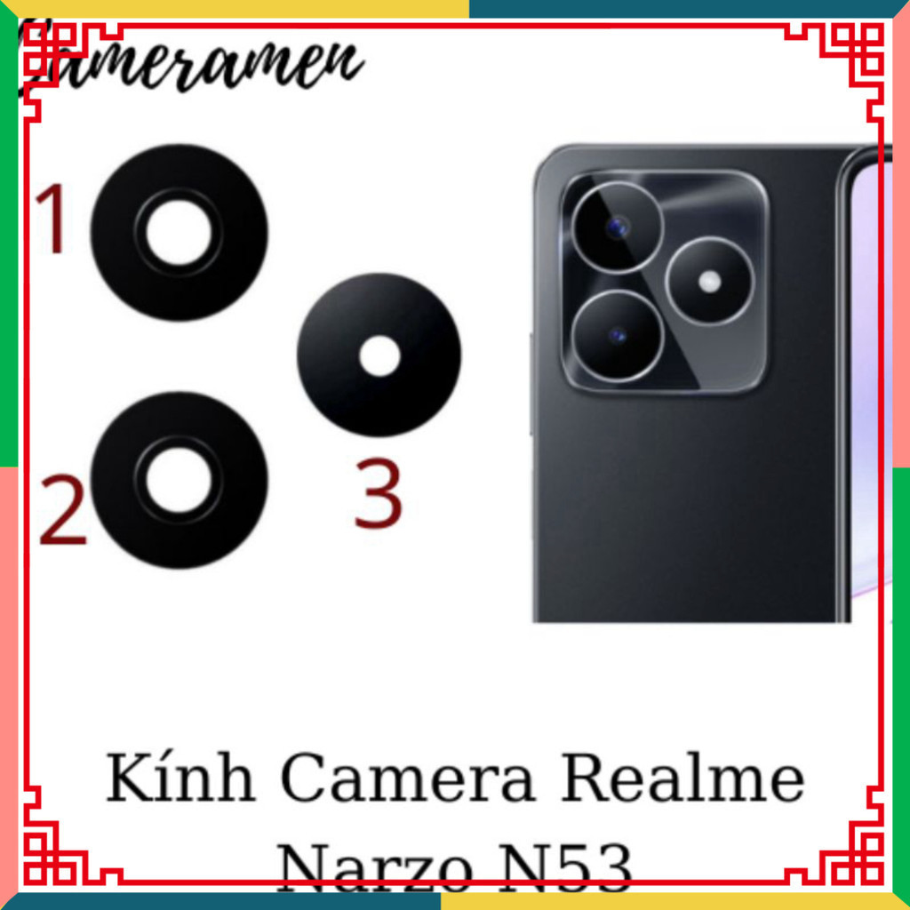 [ Kính Camera Realme Narzo N53 , NarzoN53 (zin)]